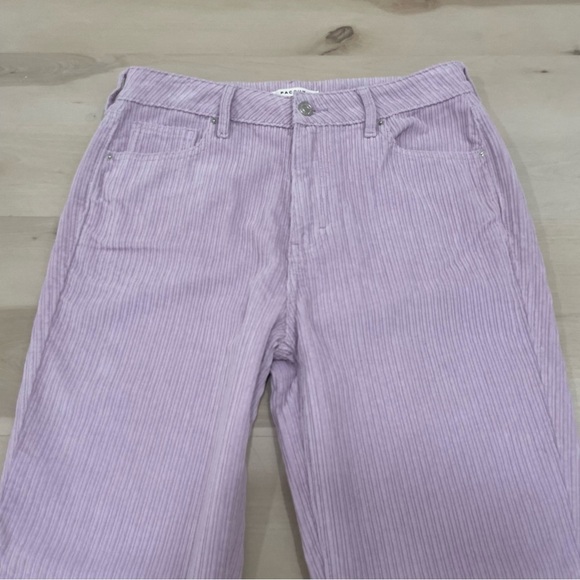 PacSun Lavender Corduroy Mom Jeans. Size Women's 27. High Rise. Purple. - Picture 8 of 13
